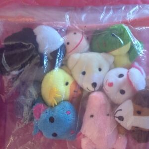 Assorted Plush Animal Toys for Small Pets